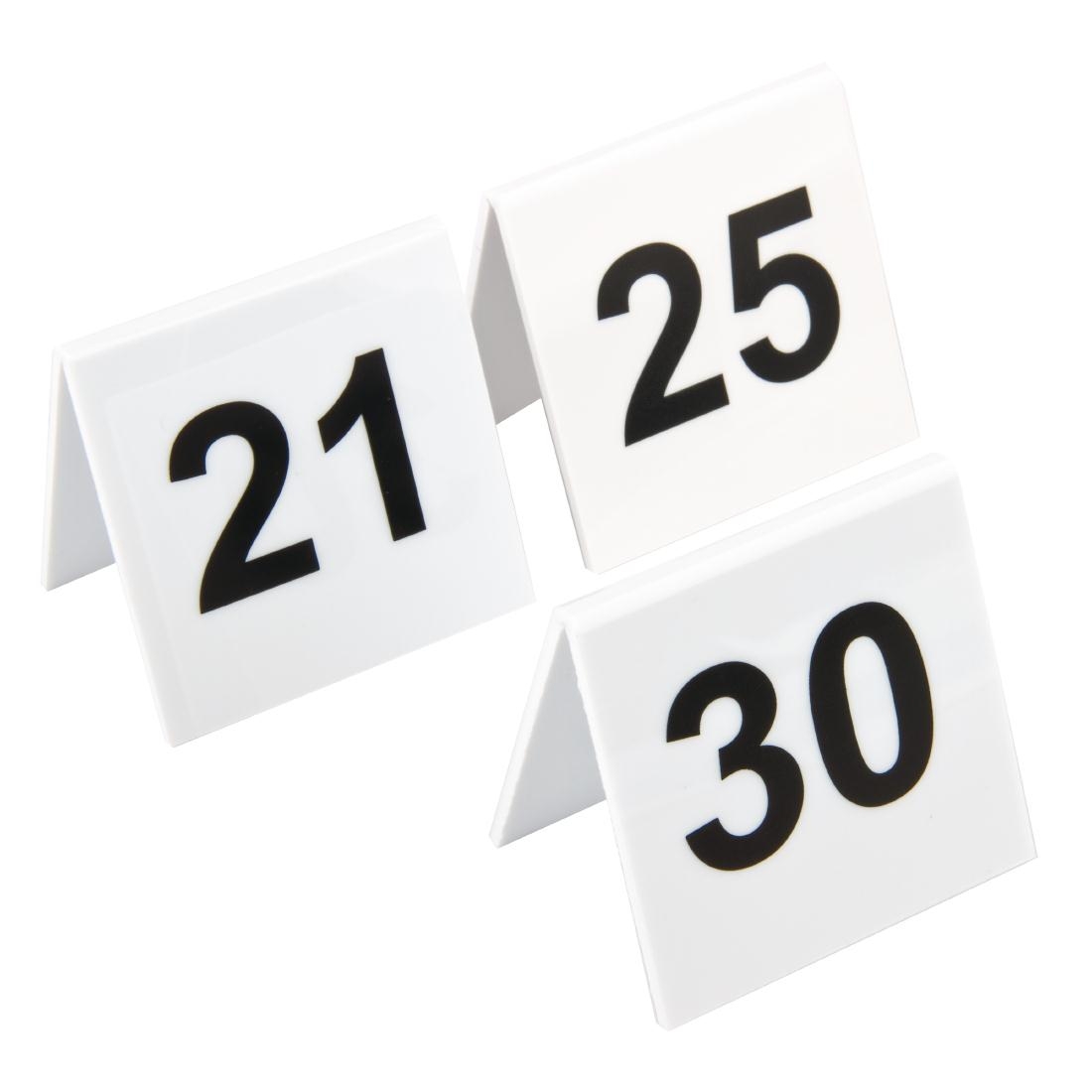 21 30. Numbers 21-30. Table number sign. Table number sign PNG.